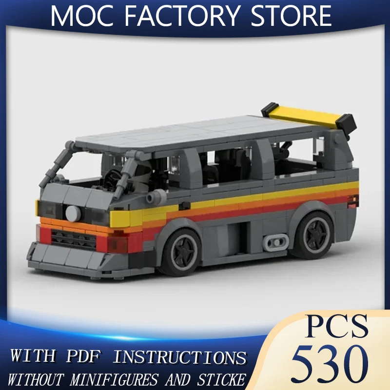 

Модель городского автомобиля Moc, строительные кирпичи 1984 T3 Transporter GT1, автомобильные технологии, модульные блоки, подарки, рождественские игрушки, наборы «сделай сам», сборка