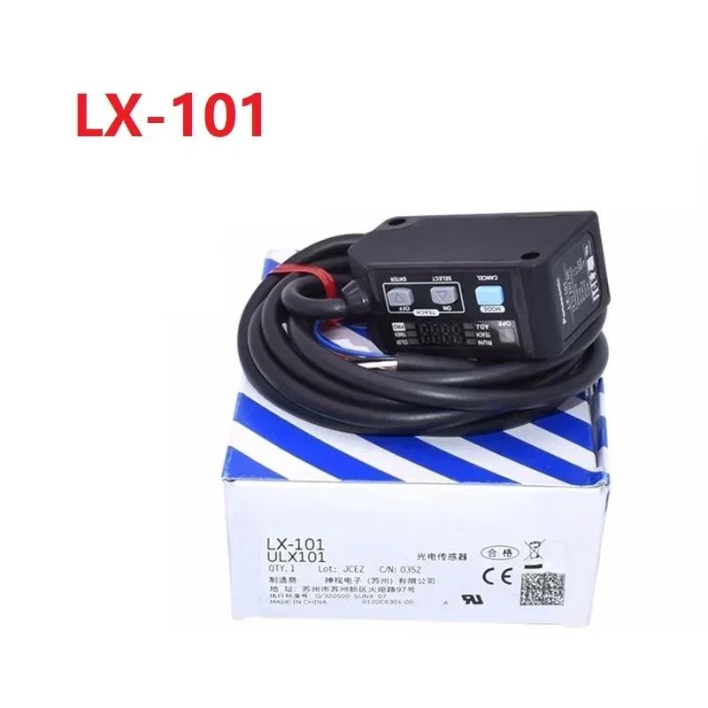 

Original New LX-101 Color Code Sensor Photoelectric Switch Sensor RGB Color Digital 3 LED Mark Sensor NPN 2m Cable