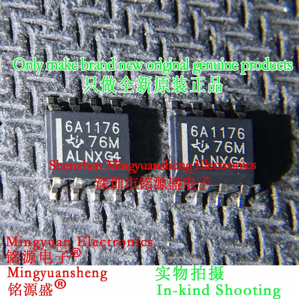 

Mingyuan Sheng Brand New Original Genuine Sn65Als1176Dr Sn65Als1176D Sn65Als1176 Silk Screen Printing Word Making 6A1176 Package Sop8 Ic Rs-422/Rs-485 Interface Chip