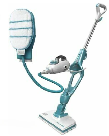 Black & Decker Steam Mop Electric Multi-functional High Temperature Non-wireless Cleaner Home 6 In 1