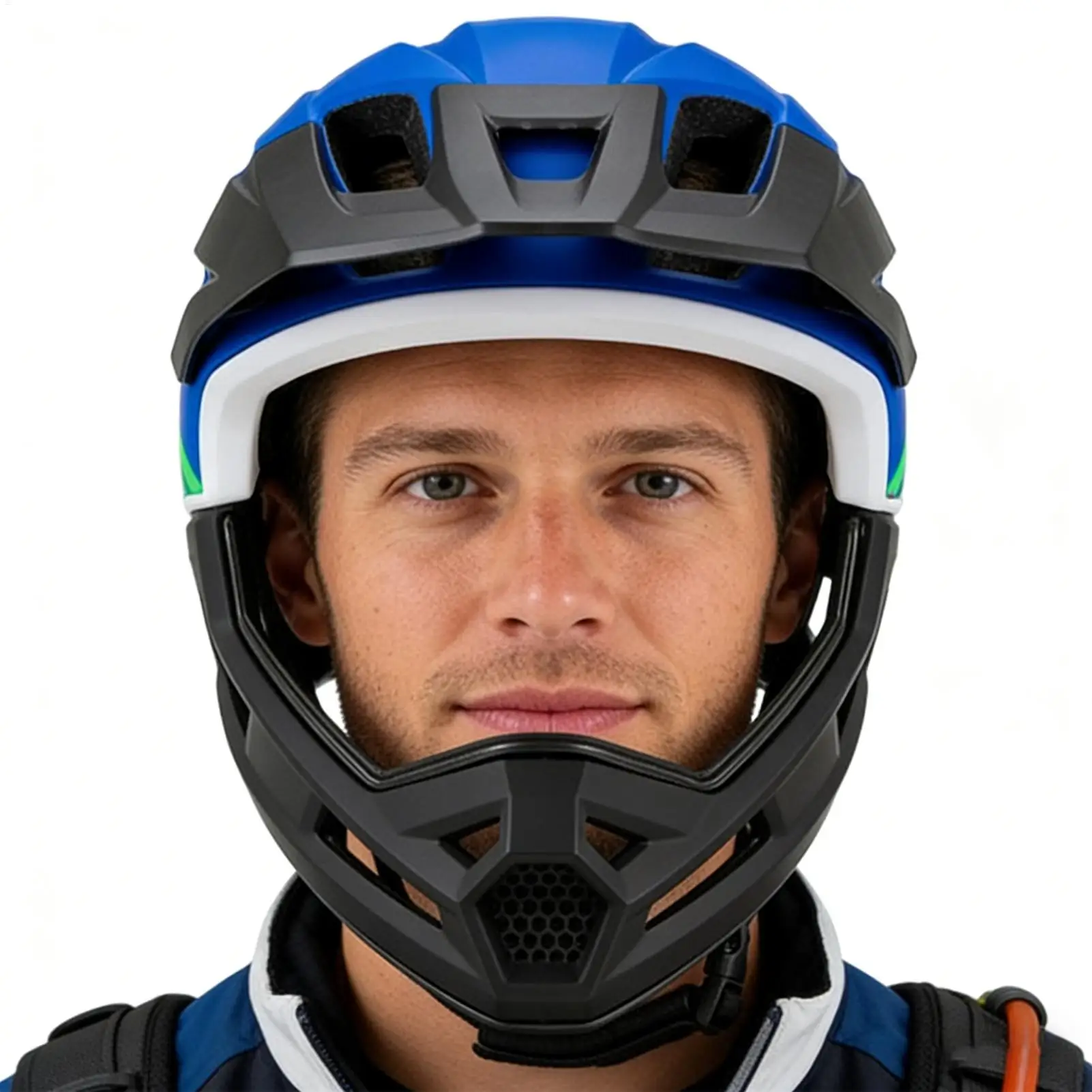 Full Face Bicycle Helmet Biking Head Protection Ventilation Bike Helmet For Bicycle Motocross Motorcycle Scooter Mountain Racing