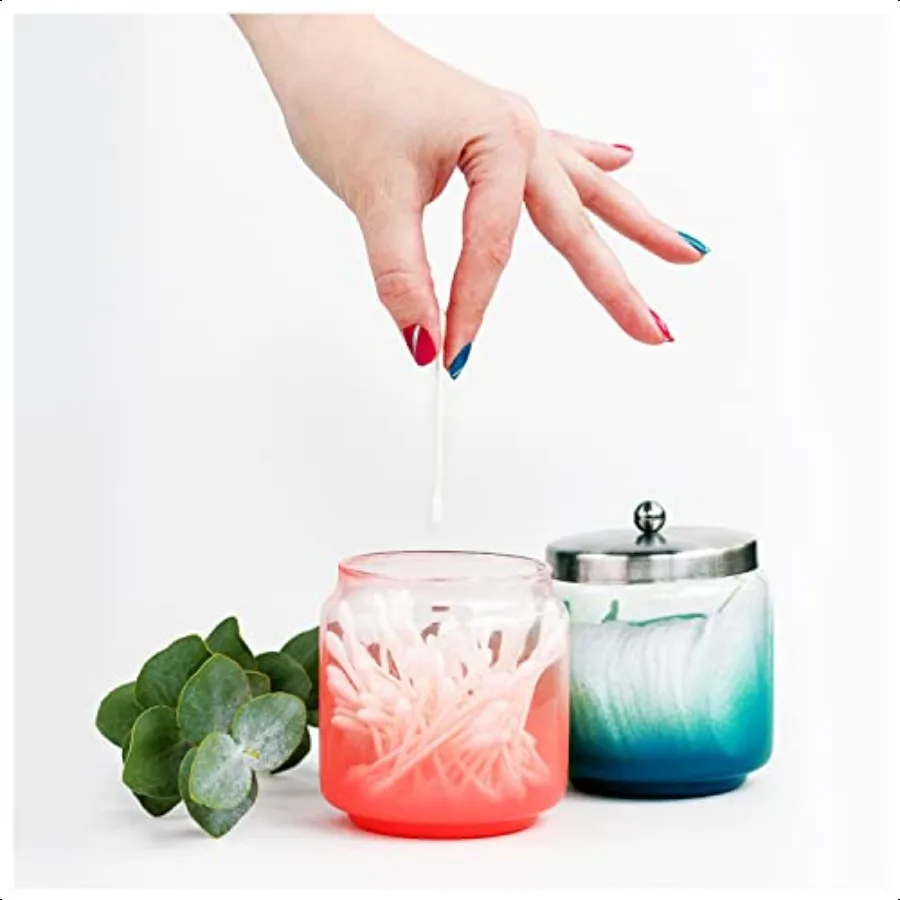 สำลีก้าน Qtips Beauty Luxe จำนวน 80 ชิ้น แพ็ค 2 ชิ้น แผ่นเช็ดเครื่องสำอางแบบไม่ก่อให้เกิดอาการแพ้ ผลิตภัณฑ์ดูแลความงามส่วนบุคคล