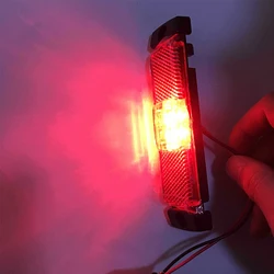 LED 사이드 마커 조명, 자동차 외부 조명, 신호 표시 램프, 트레일러 트럭 화물차용 경고 후미등, 12V, 24V, 1 개