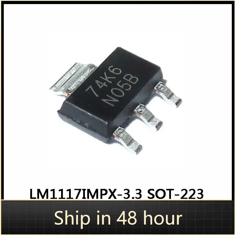 

1-10PCS 100% New Original SMD LM1117 LM1117IMPX-3.3 NOPB SOT-223 linear regulator 3.3V IC Chip In Stock