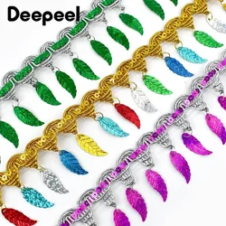 2/5/9M Deepeel 55mm Sequin Tassels Fringe Garment Decorative Lace Trim Sewing Ribbon Dance Dress DIY Costume Fabric Trimming