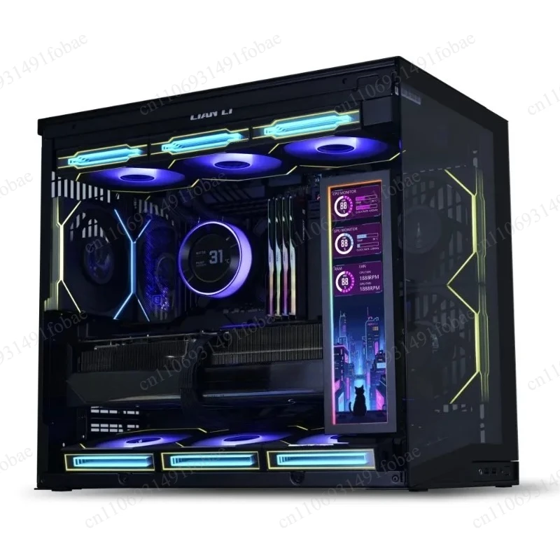 External Display Screen for Computer Case, High-resolution IPS Screen, DIY Installed Decorative Accessories
