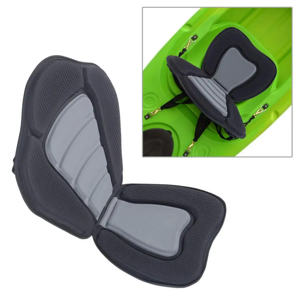 

Universal Kayak Seat Cloth Material Comfortable Canoe Boat Seat with Straps for Fishing Boat Rafting Paddling