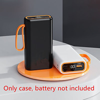 2*21700 DIY Power Bank Case Super Fast Charging External Battey Charger Shell Welded With LCD Digital Display For Smartphone New