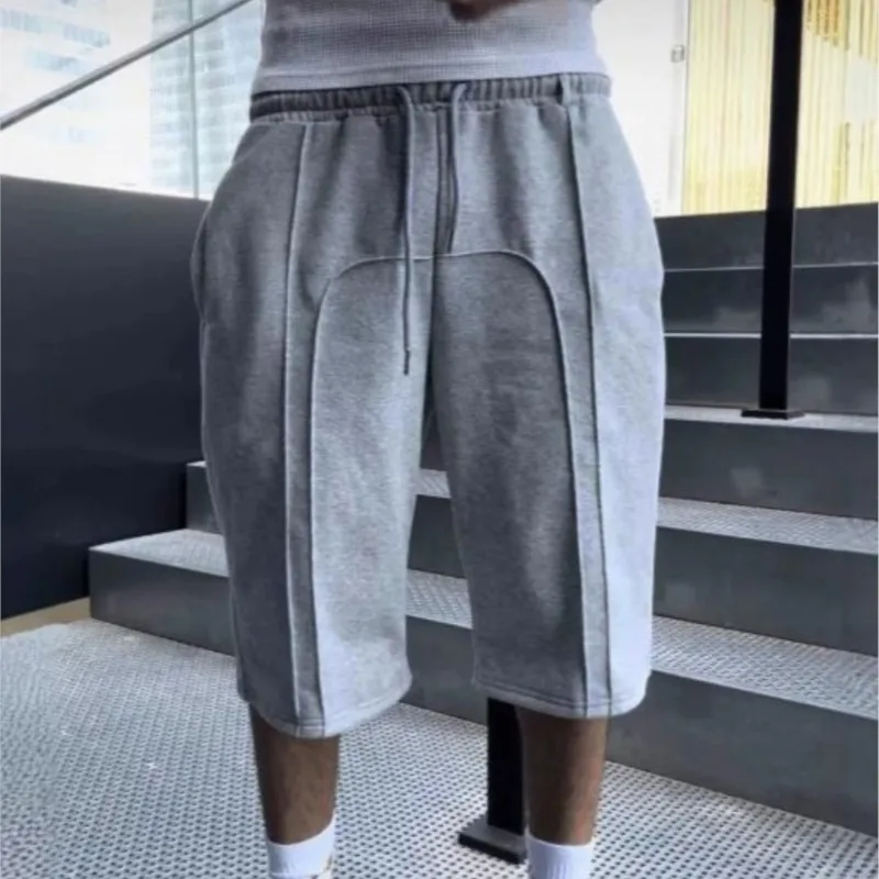 

Y2k Girl Shorts Pants Aesthetics Streetwear Fashion Casual Loose Wide Leg Pants Goth Harajuku Ccouple Retro Loose Men Sweatpants