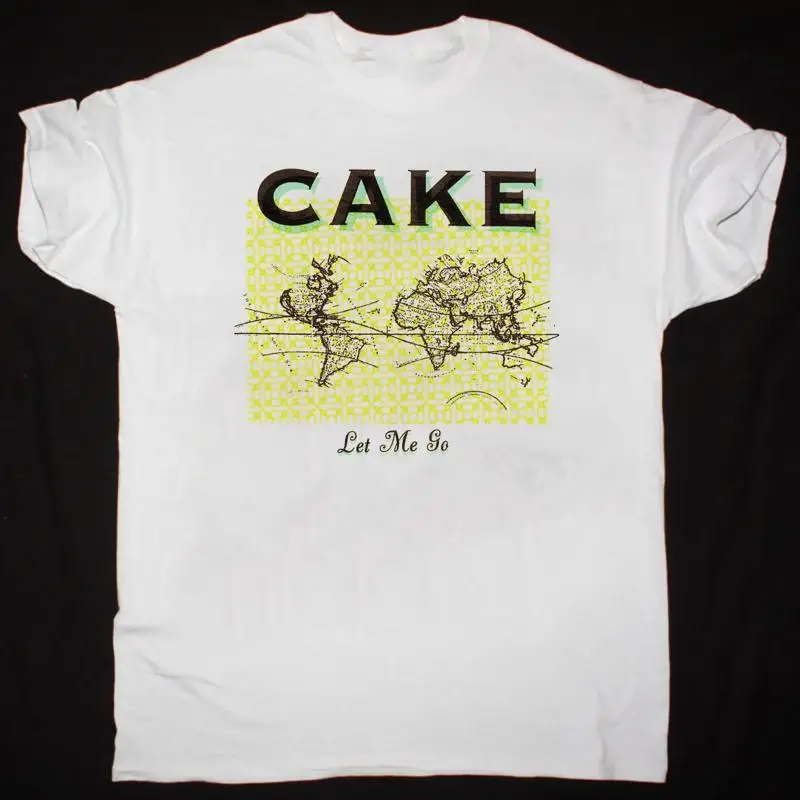 

Белая футболка Cake Band из хлопка, полный размер S 5XL