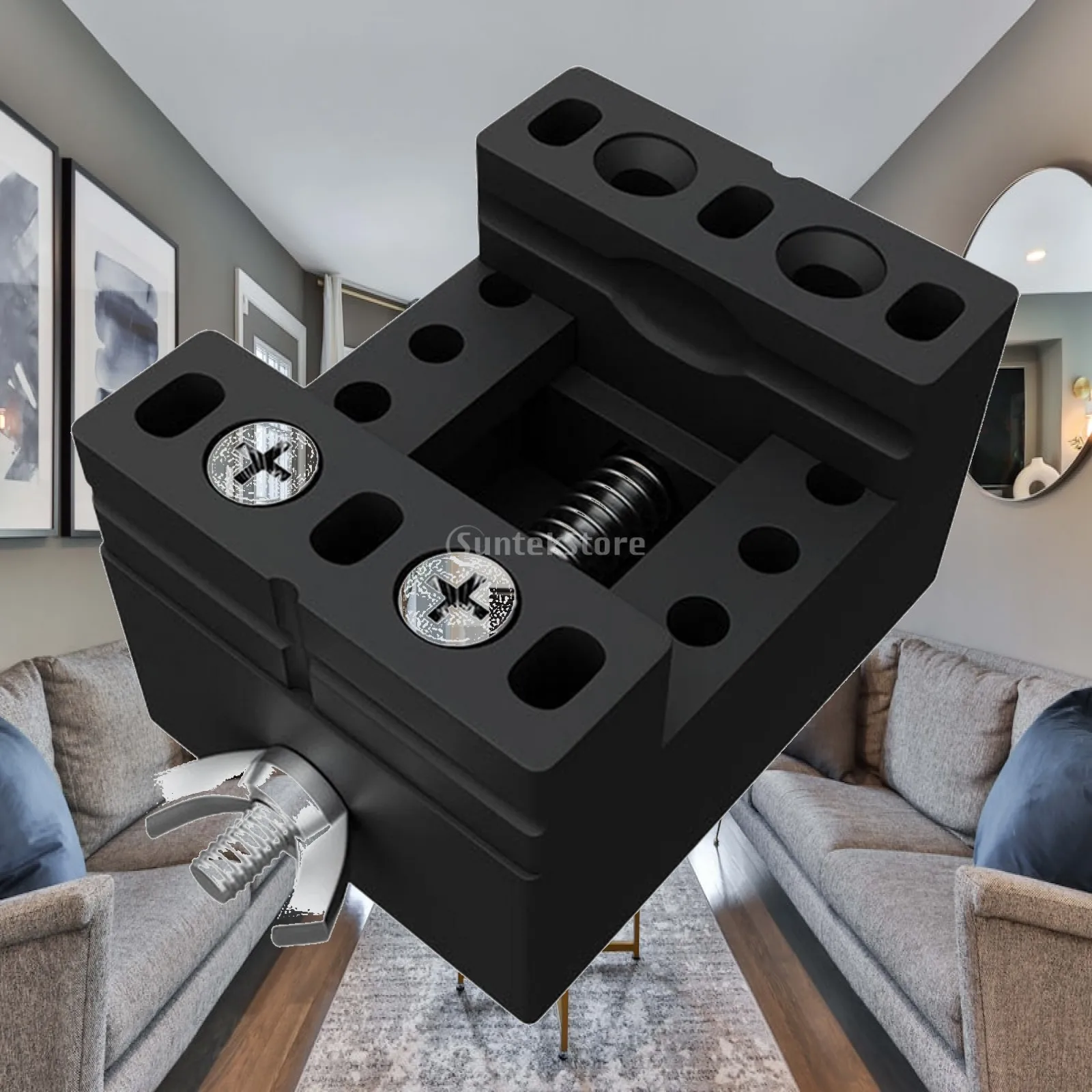 Small Table Bench Vise Clamp Adjustable 0-4cm Multifunctional Table Vice for DIY