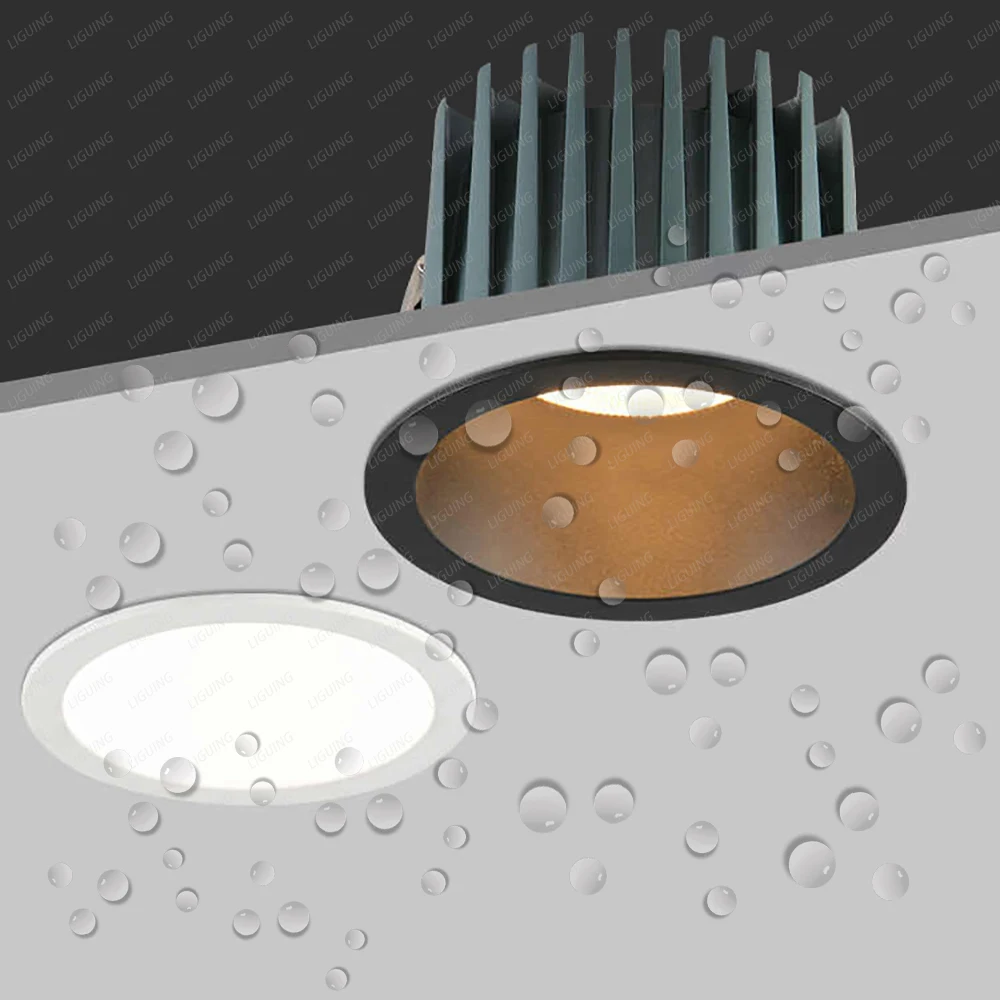 

IP65 Waterproof LED Ceiling Light Recessed Downlight Modern Kitchen Bathroom Balcony Ceiling Lamps Spotlight Home Lighting Decor
