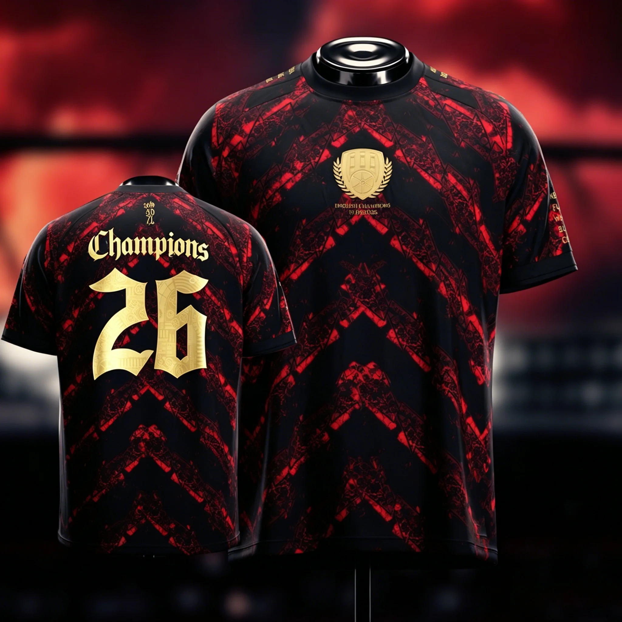 Maillot des champions anglais AFC 2026, T-shirt de football des Gunners, vêtements d'été pour hommes, vêtements pour enfants, T-shirt Y2k pour femme