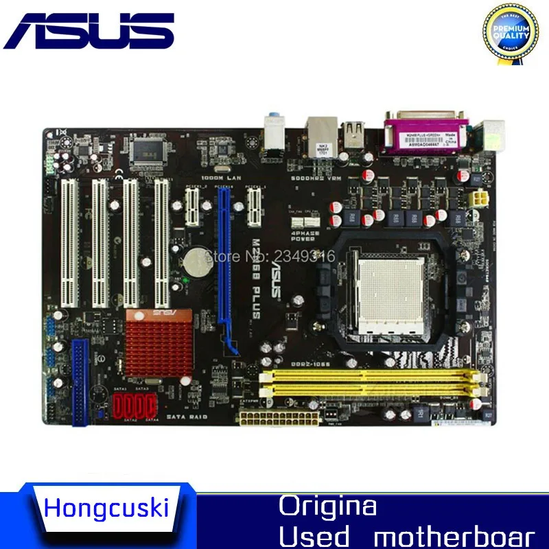 

For Asus M2N68 Plus Desktop Used motherboard 630A Socket AM2 DDR2 Original Used Mainboard