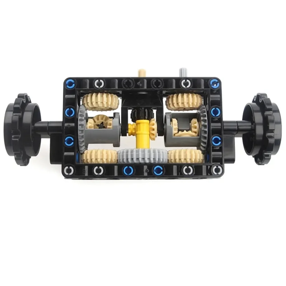 MOC-19788 Tank Remote Control Steering System Gear Differential  Building Block Puzzle Toy Educational Assembling Small Partical