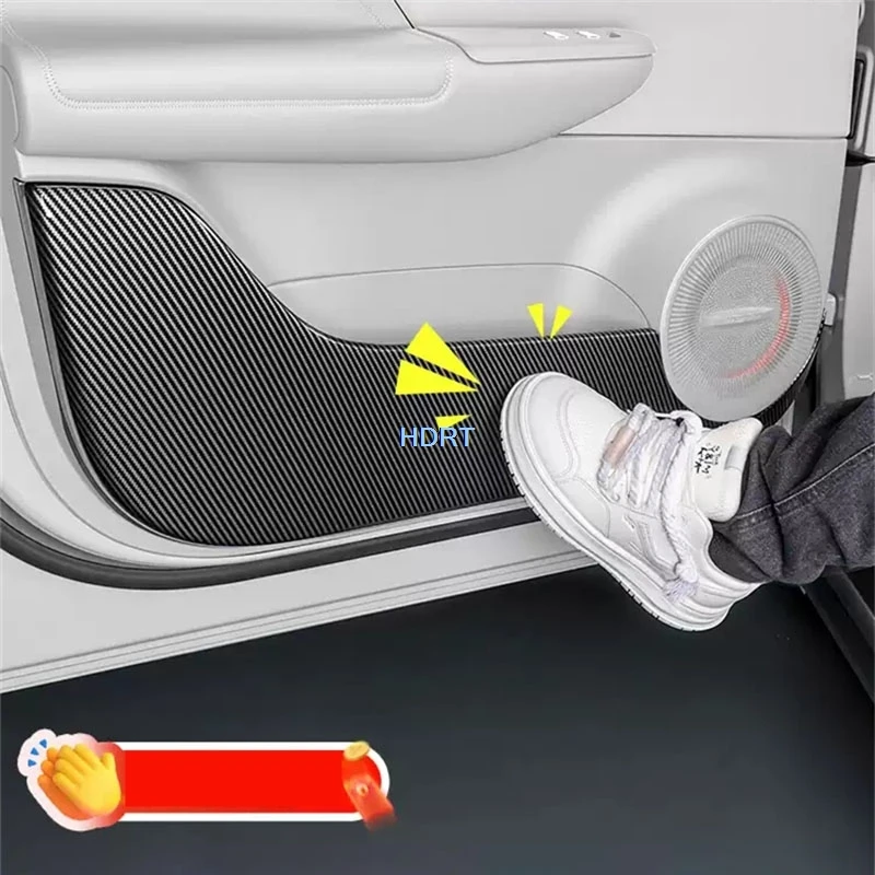 For Leapmotor B10 2025 + Car Styling Door Anti Kick Plate Dust Proof Pad Cover Protector Decoration Accessories Interior Sticker