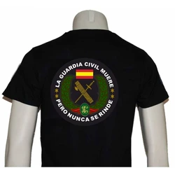 Camiseta Guardia Civil Muere Pero No Se Rinde Men T-Shirt Short Sleeve Casual Cotton O-Neck Summer Shirts