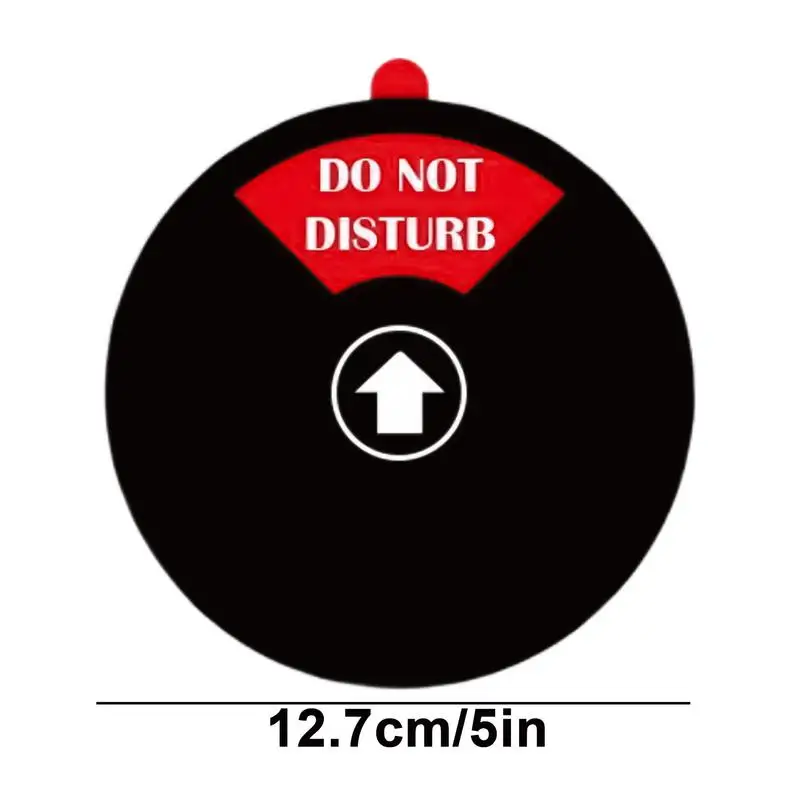 علامة الباب مع تصميم عجلة الغزل لا تزعج ، 5 بوصة ، شماعات الباب ، علامة الخصوصية ، لوحة الباب ، يرجى ضرب #6
