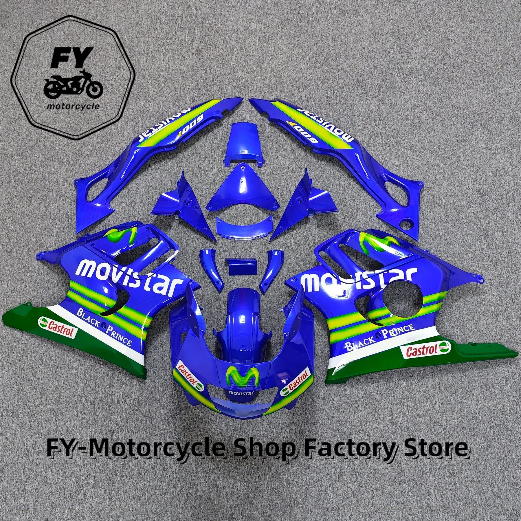 Carenados de plástico para CBR 600 F3 1997 1998 CBR 600 F3 Kits de cuerpo completo 97 98 CBR 600 F3 Kits de cuerpo completo negro azul amarillo