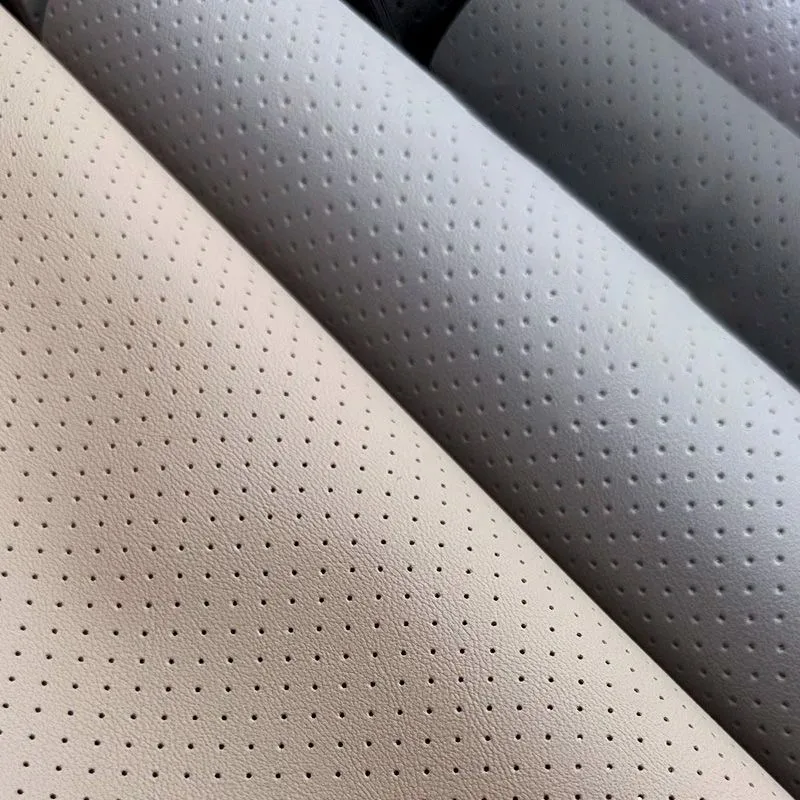 1 Roll Perforated Breathable Self-Adhesive Leather for Instantly Fixes Sofas Car Seats Motorcycle Seats Leather Repair Patches