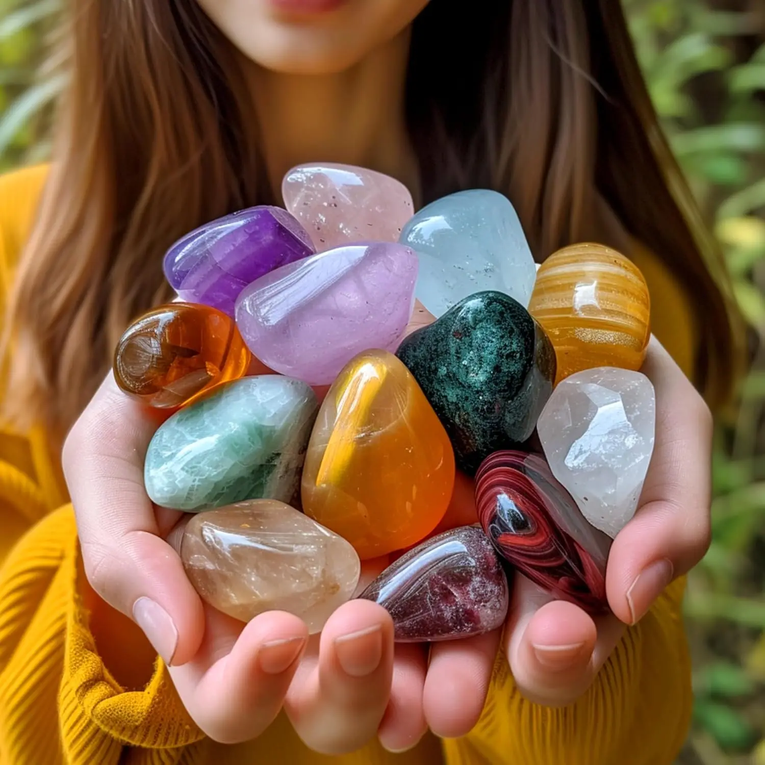 5/10/20/50PCS Natural Gemstones Crystal Bulk Tumbled Polished Stones Irregular Stones Rocks Chakra Colorful Crystal Decor 2-3cm