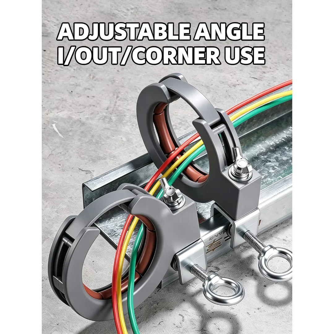 Cable Lay Pulley Wire Guide Roller Heavy Duty Bottom Hung Mount Time Saving Wiring Aid Tool For Ceiling Installation