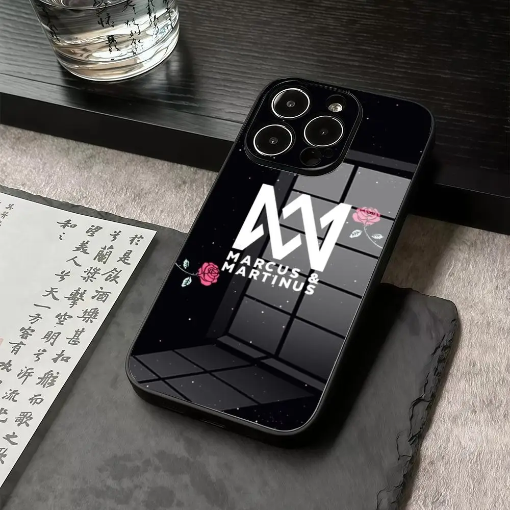 

Phone Case For IPhone 17 16 15 14 13 12 11 Pro Max X XR Precision Holes In Acrylic Glass PC Cover Marcus And Martinus