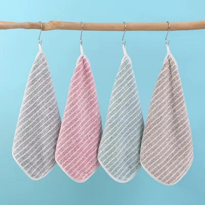 4pcs Microfiber Hand Towels Quick-Dry Absorbent Soft And Skin-Friendly Ideal For Home Bathroom Supplies Hotel Outdoor