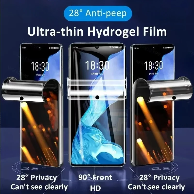 Anti Spy Privacy Hydrogel Film For Honor 200 30 50 60 70 80 90 100 200 Pro  GT SE Magic 7 3 4 5 6 Pro Lite Screen Protector