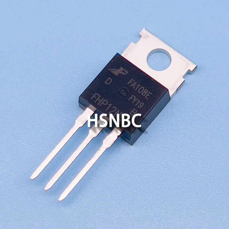 Transistor de potencia de Canal N MOSFET, nuevo y Original, FHP12N60, FHP12N60D, 12N60 a-220, 600V, 12A, 100%, 10 unidades por lote