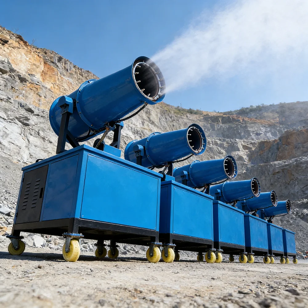 Fog Cannon Dust Suppression Water Fog Mist Cannon Dust Removal Fog Cannon Machine