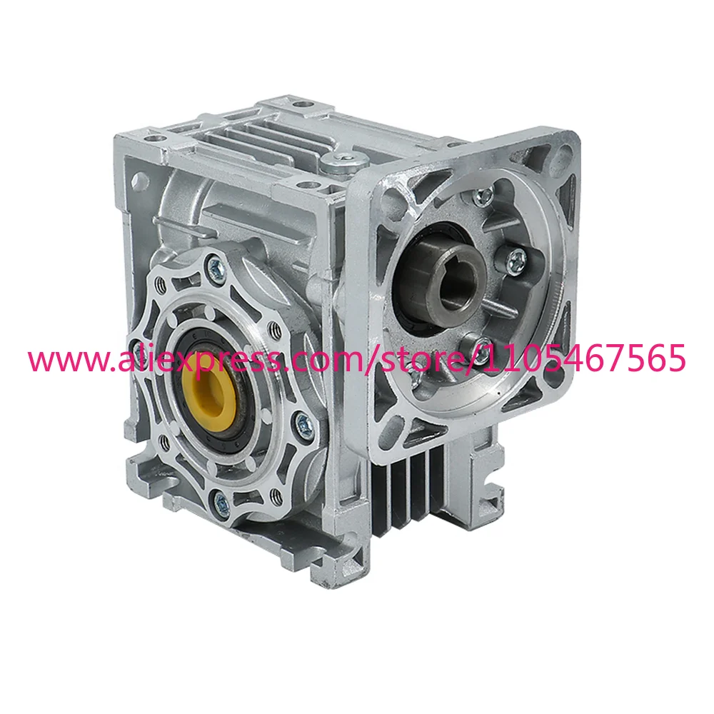 1PCS ratio 5 7.5 10 15 20 25 30 40 50 60 80 NMRV30 NMRV030 RV30 worm gear reducer for NEMA 23 stepper motors