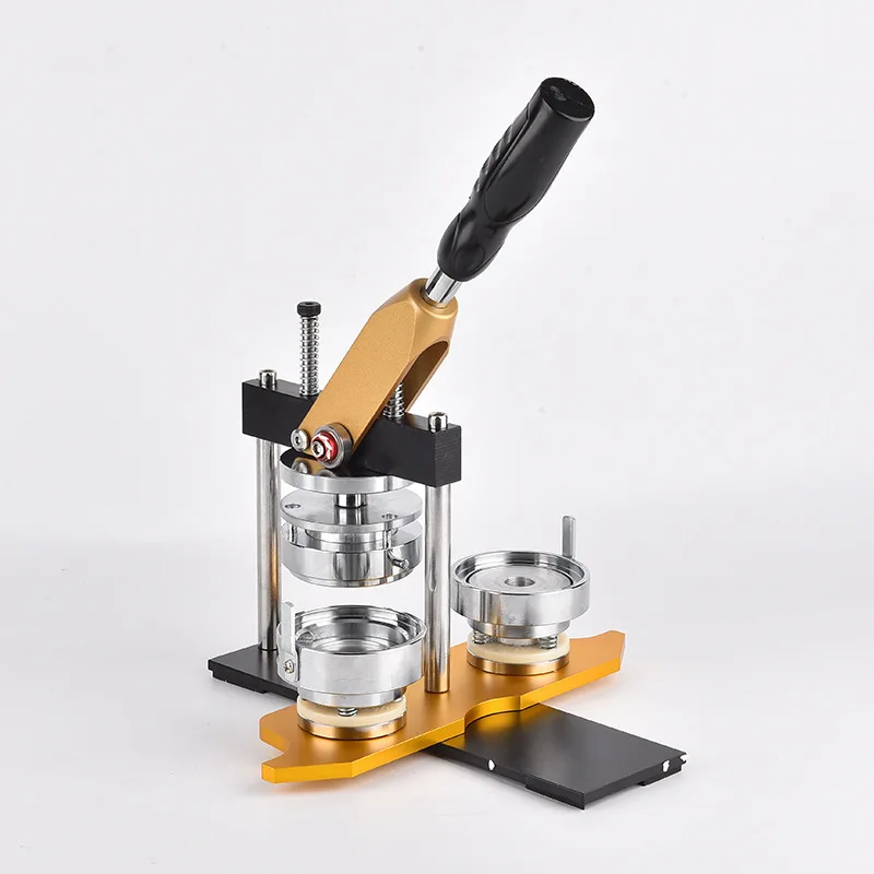 58mm Round Fridge MagnetsPhoto Magnet Maker-Bottle Opener Maker-Pin Badge Maker W/100 Sets of Materials & Paper Cutter