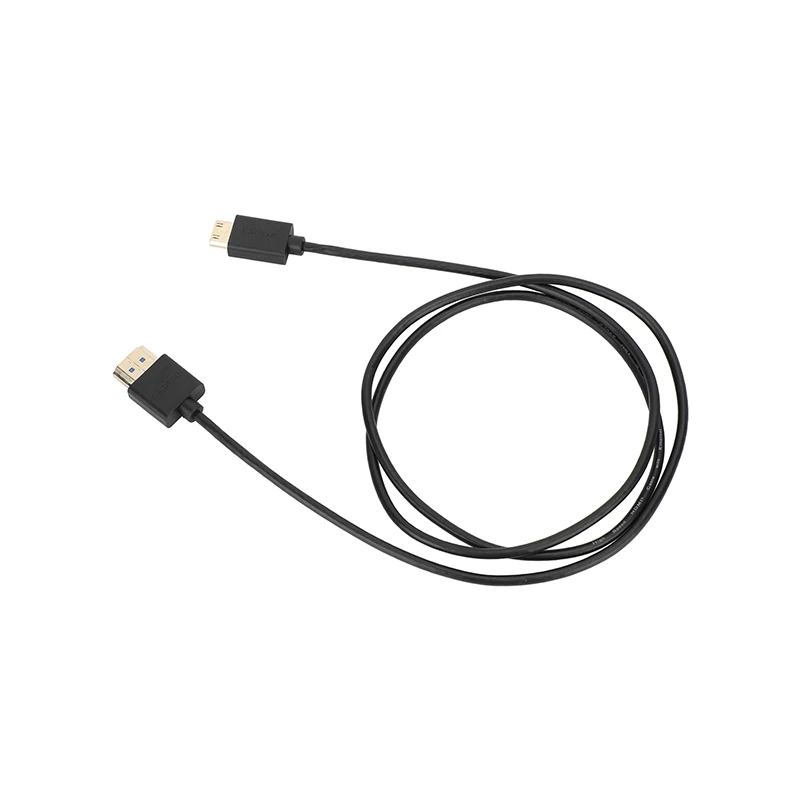 Cabo hdtv ultrafino camvate od 3.2mm 4k @ 60hz cabo mini-hdmi para hdmi de alta velocidade para pc divisor monitor cabo de áudio e vídeo