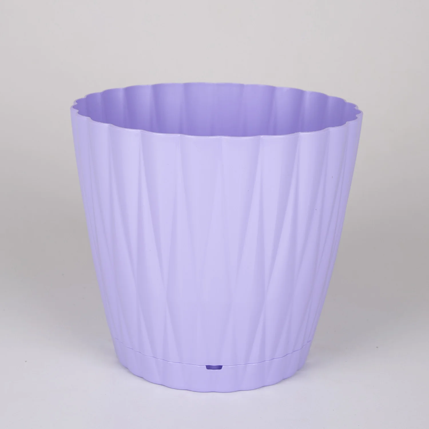 Veramaya plastic oyster flower pot No:3 liters 18,5x16 Cm