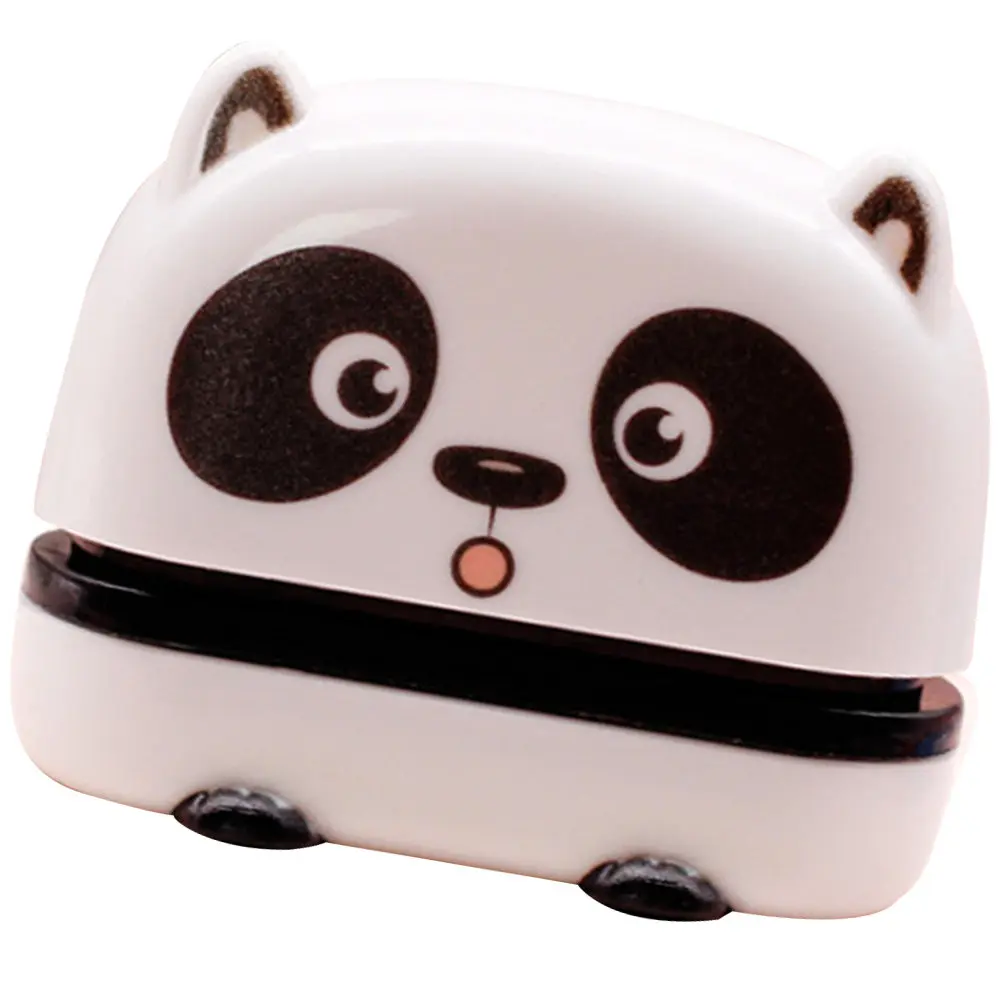 Kids Stamp Colorful Cartoon Animal Multi-Function Name Stamp Compact Design for Scrapbooking Greeting Cards Clothing Decoration