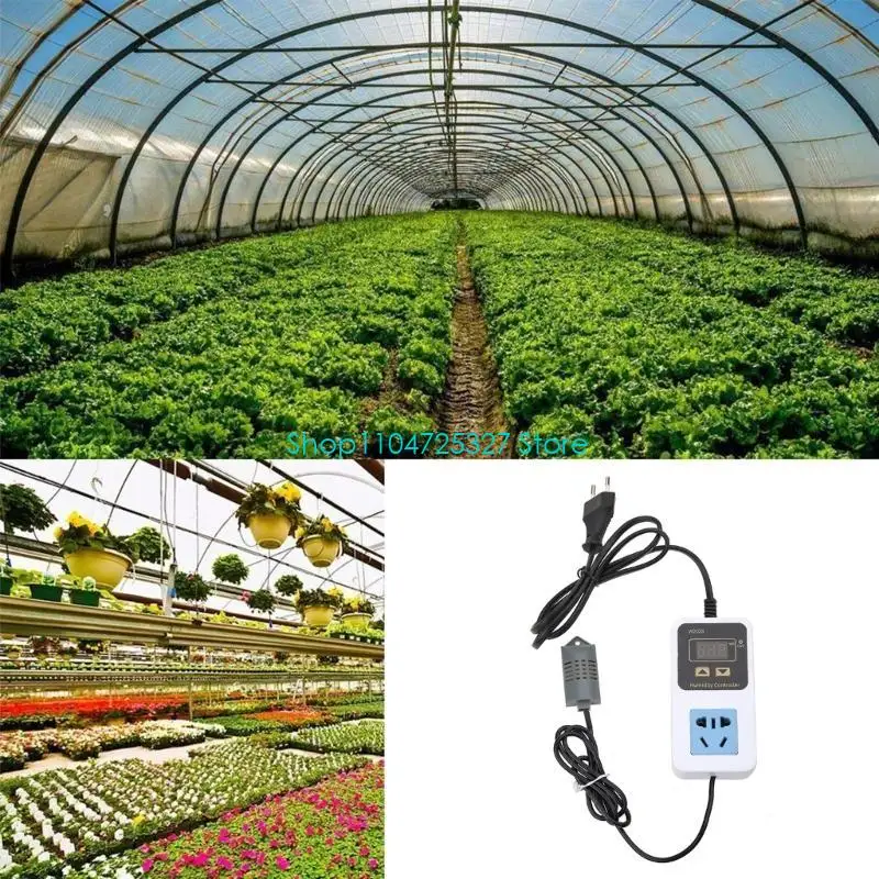 D8KF Controller umidità precisione Humidistat Plug-in standard UE 110V 220V 10A