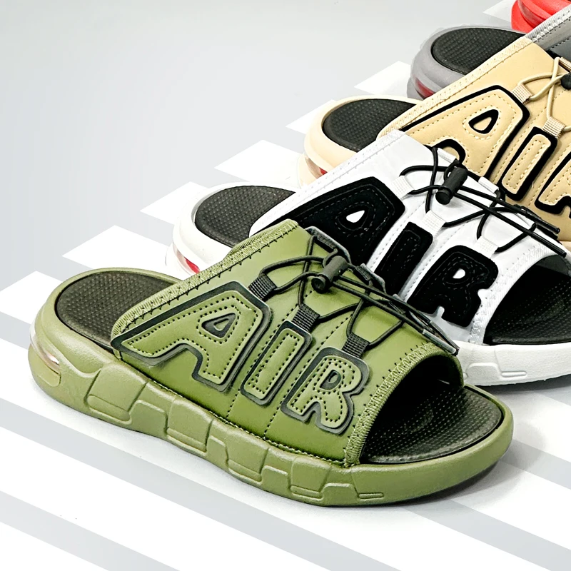 Men's Sport Slippers Summer Sandals Thick Sole Beach Flip-flops Flats Outdoor Breathable Sneaker Size 40-49 Big Fat image 6