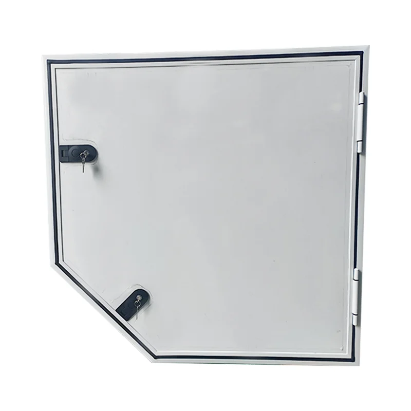 Special-shaped RV Storage Compartment Door Custom Camper Trailer Hatch Door 910*610mm