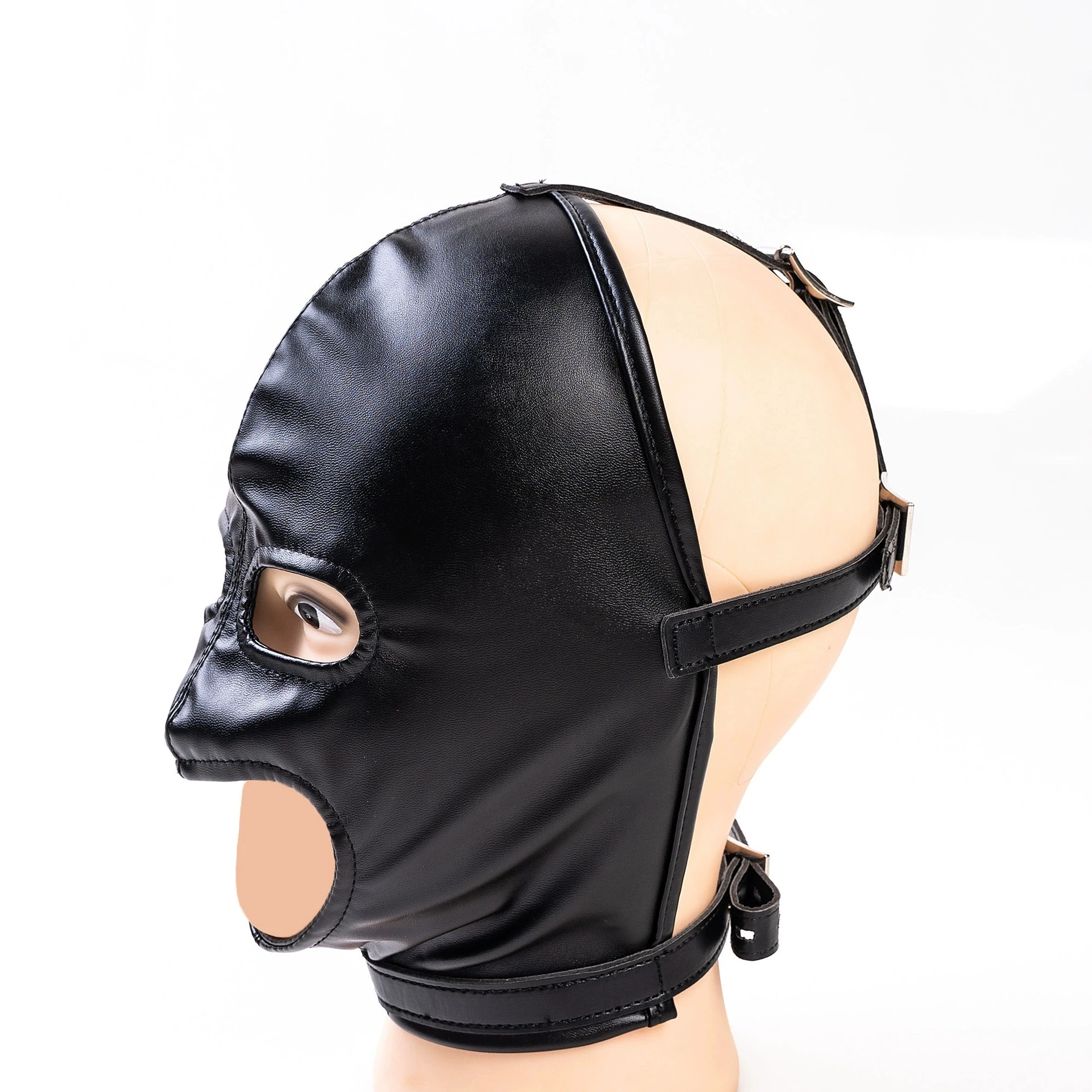 Masque réglable en cuir souple pour Halloween, déguisement intégral pour adultes, jeu de rôle, masque de crâne de film, mascarade, accessoires effrayants de Cosplay