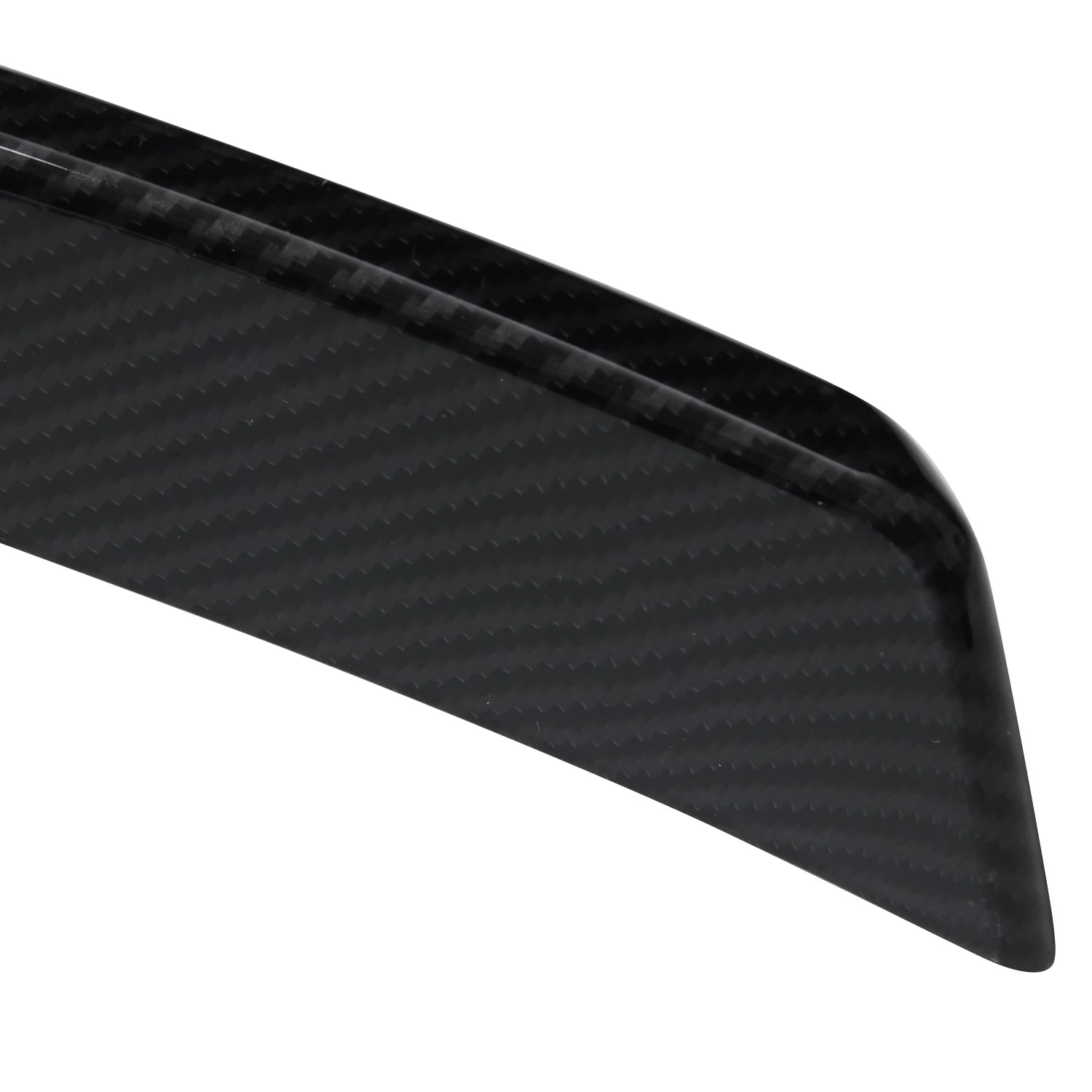 Cornice per decorazione griglia anteriore in plastica Abs stile fibra di carbonio per Alfa Romeo Stelvio 2017 2018 parti 2 pezzi