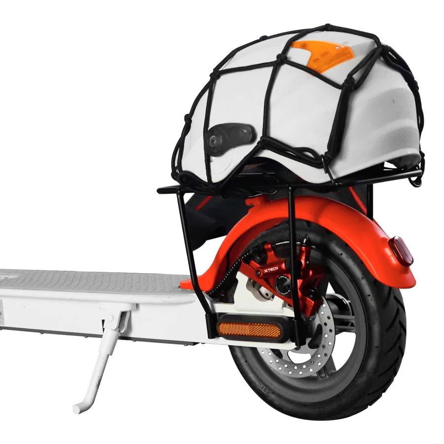 Electric Scooter Rear Shelf Iron Cargo Rack Rear Shelf /Helmet Net Cargo Net Bungee Net for Xiaomi M365 1s Pro Scooter Accessory