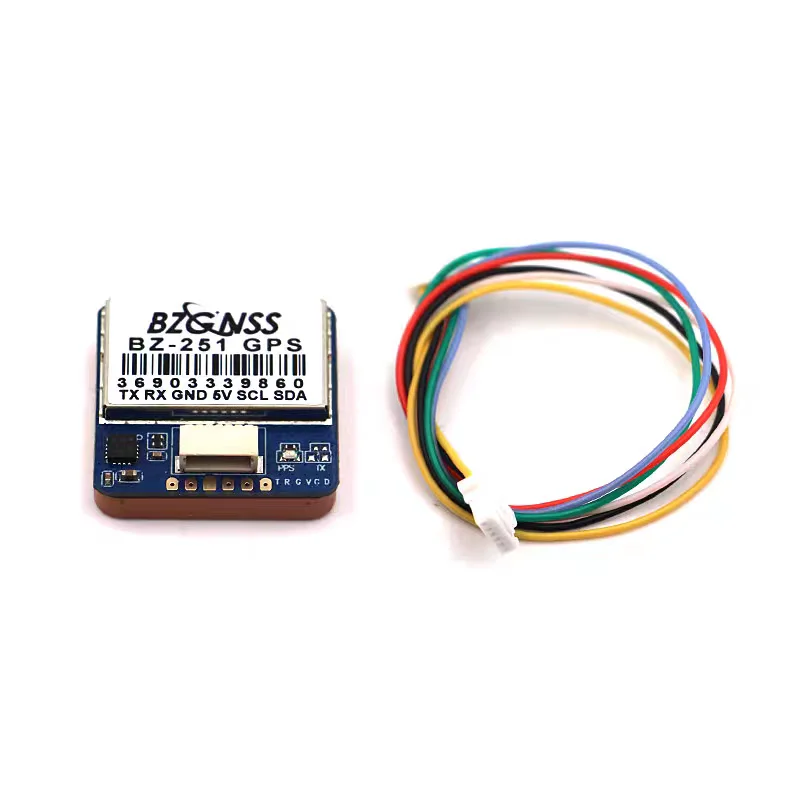 BZGNSS Dual Protocol GPS Module BZ-251 BZ-181 BZ-121 FPV Return Hover F7 F4 Flight Control for Fixed Wing Rescue Drones