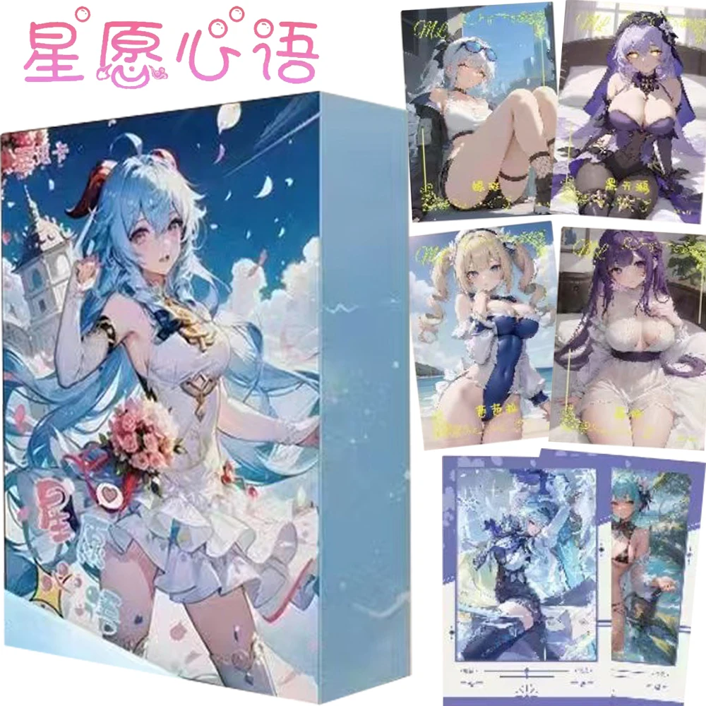 

Wholesale Star Wish Heart Language Cards Goddess Story Series Anime Game Girl Special Theme Cards Doujin Toys and Hobbies Gifts