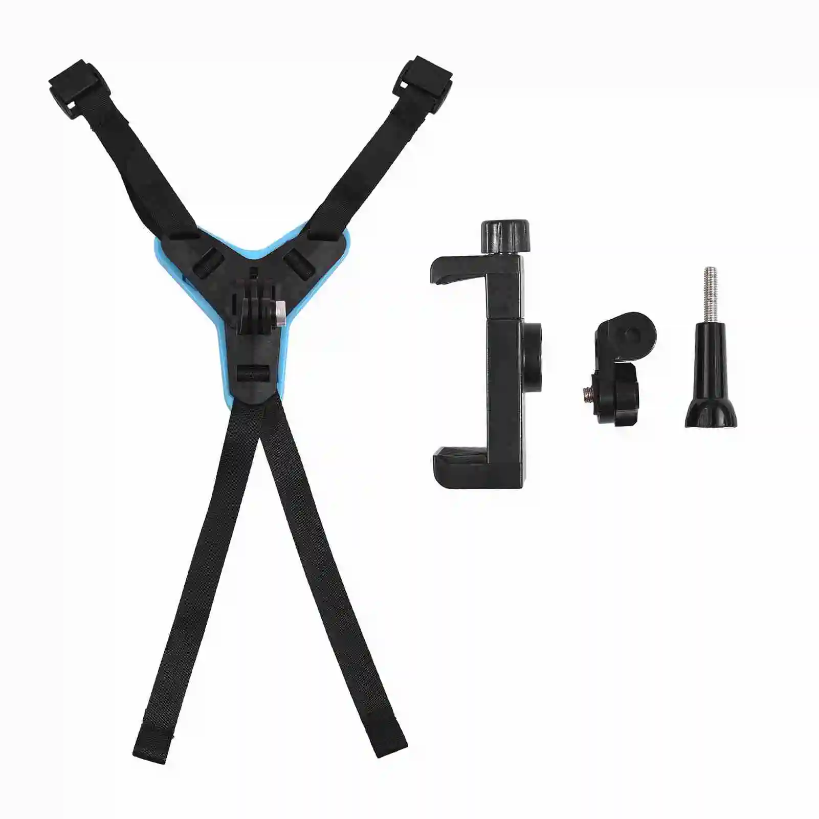 

Motorcycle Helmet Chin Mount, Secure Action Camera Holder for Helmet Chin Support & Recording