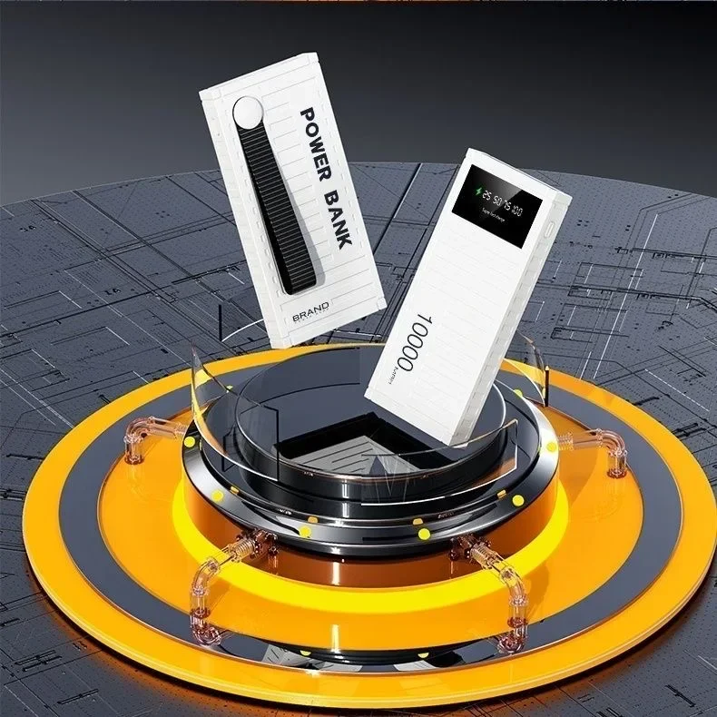 2024 New Power Bank 10000mAh Ultra thin Large Capacity Lightweight Fast Charging Durable Container Mobile Power Supply