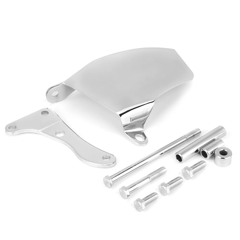 Aluminum Electroplated Alternator Bracket for SBC Chevy 350 Long Water Pump, OEM Replacement, Alternator Mount Support Bracket