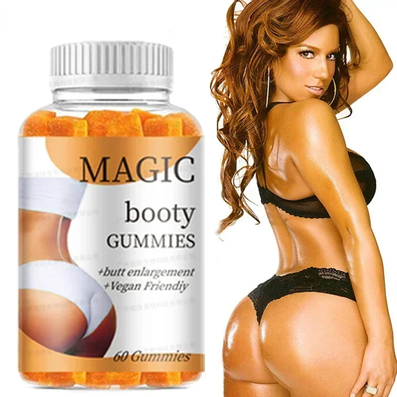 1 set of hip lifting gummies with perfect curves to supplement dietary fiber