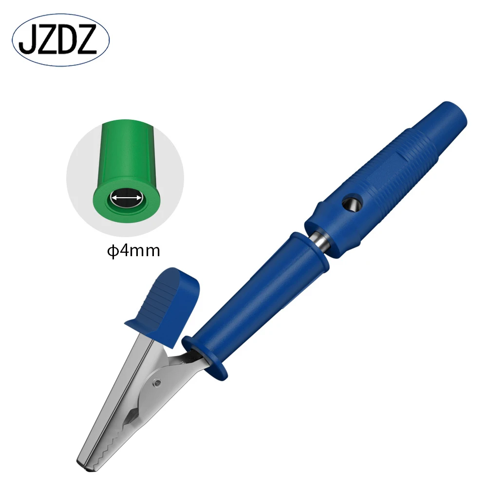JZDZ 10 قطعة التمساح كليب التمساح محول الثقيلة العزل نونسليب 4 مللي متر الموز التوصيل التحقيق لتقوم بها بنفسك الكهربائية J.60045 #3