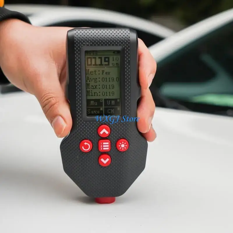 

37JE Digital BacklightThickness Gauge Meter Automotive Coating Tester Paint Detector